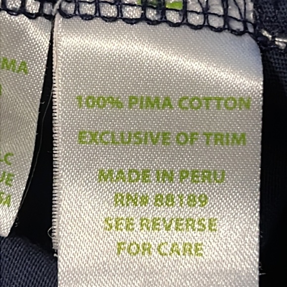 Lilly Pulitzer Marina Navy/White Soutache Trim Cotton Knit Pullover Dress XS - Picture 11 of 14